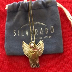 Silverado Sterling Silver Angel Pendant Necklace